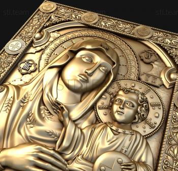 3D модель Богородица Иерусалимская (STL)